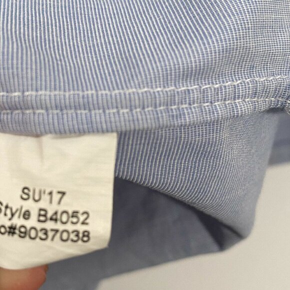 Crewcuts End On End Thompson Boys Shirt Blue Size 4 - Picture 6 of 9